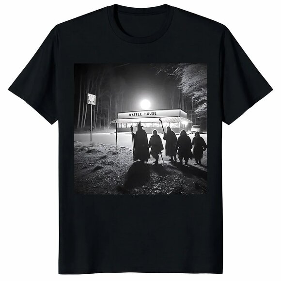 Renee F Other - Lord of the Rings Waffle House Parody T-Shirt — Funny Fellowship Te